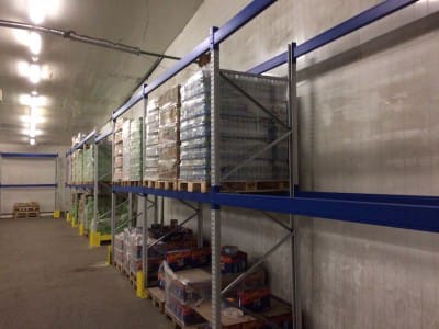 Development of warehouse shelving system UAB "OSAMA" - Riga 9